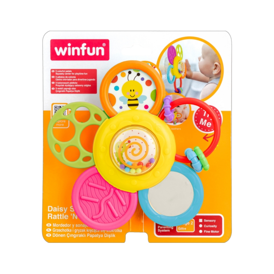 Daisy Spin Rattle 'N Teether