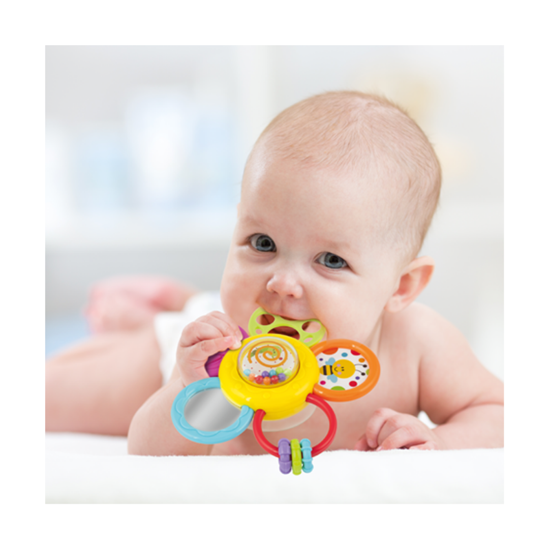 Daisy Spin Rattle 'N Teether