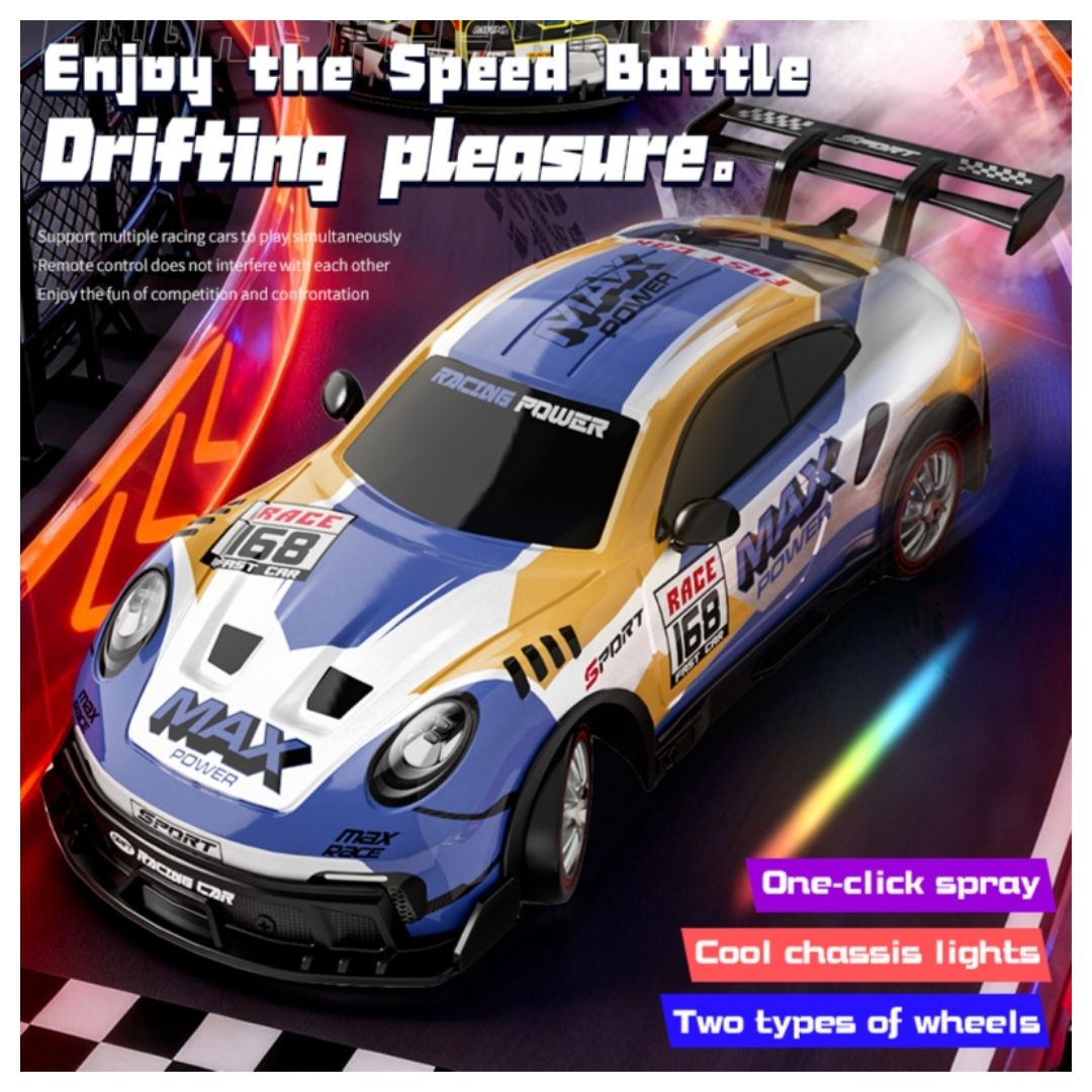 SSQUARE Rapid Drift Car 1:16 Scale with Lights and Smoke