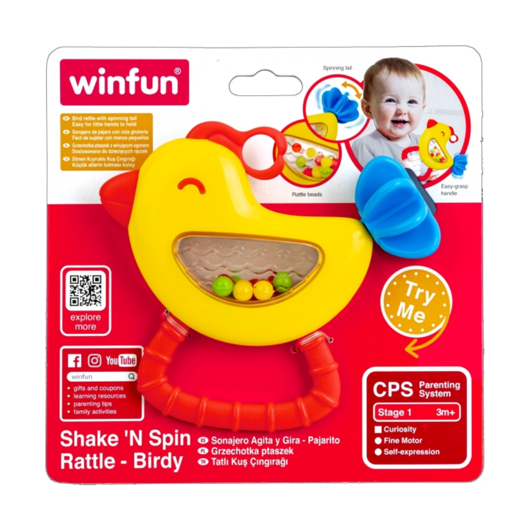 Shake 'N Spin Rattle - Birdy