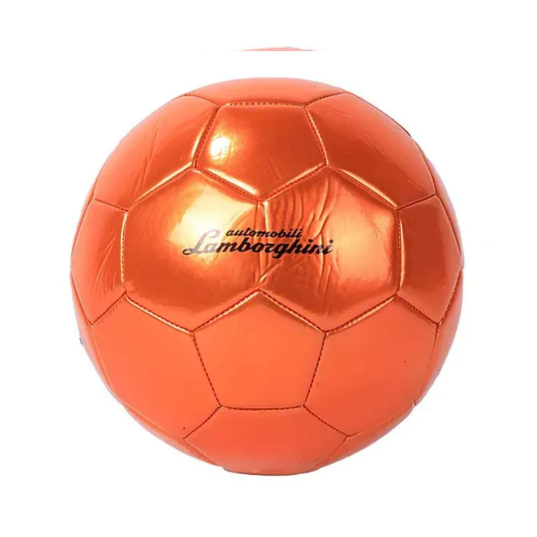 Lamborghini Size 5 Metallic PVC Soccer Ball - Orange