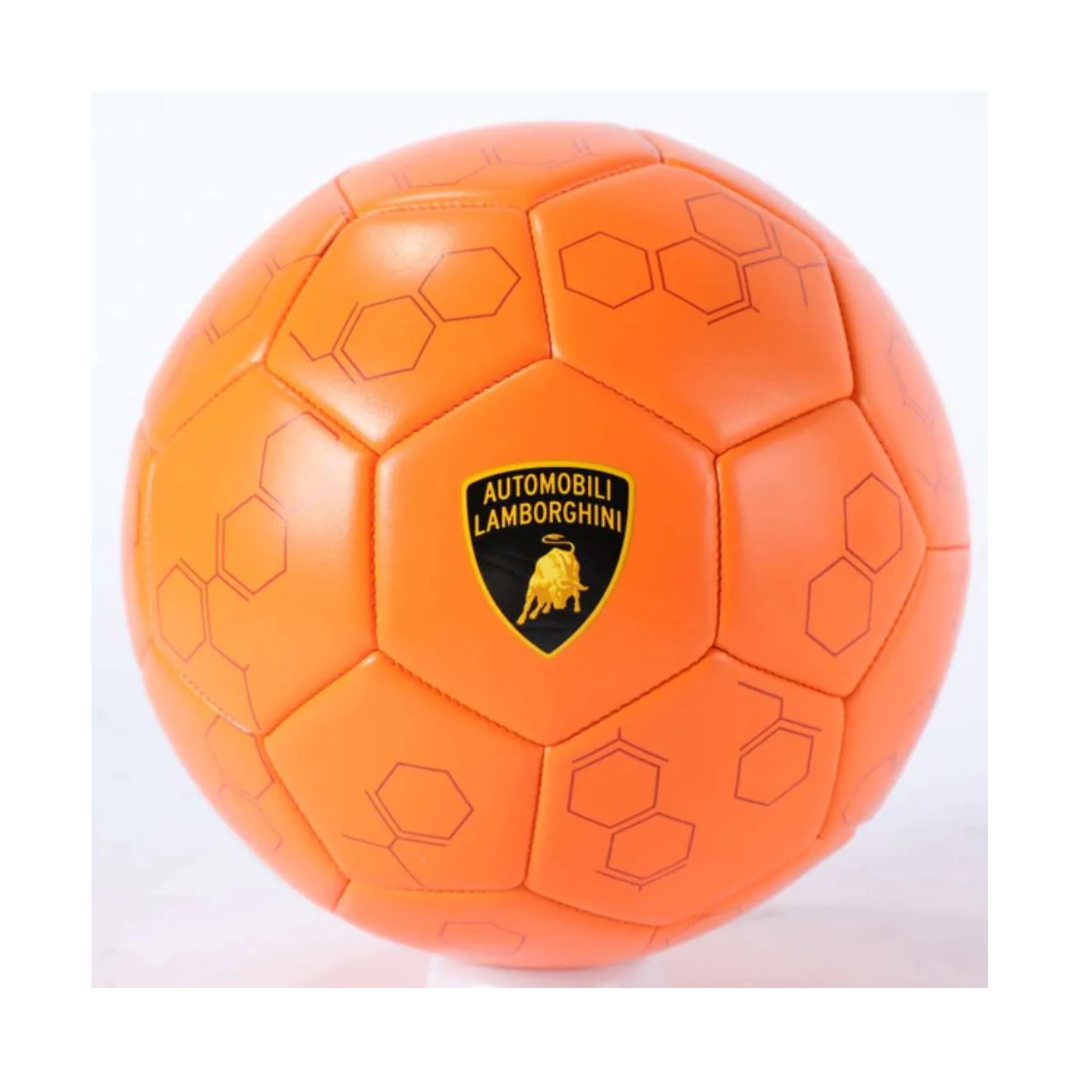 Lamborghini Size 2 Machine Stitched PVC Soccer Ball - Orange