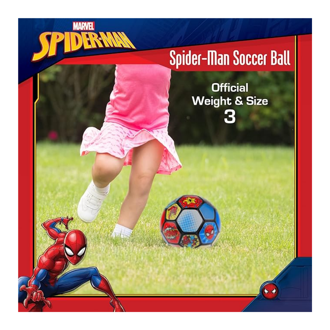 Marvel Spiderman Size 5 PVC Soccer Ball