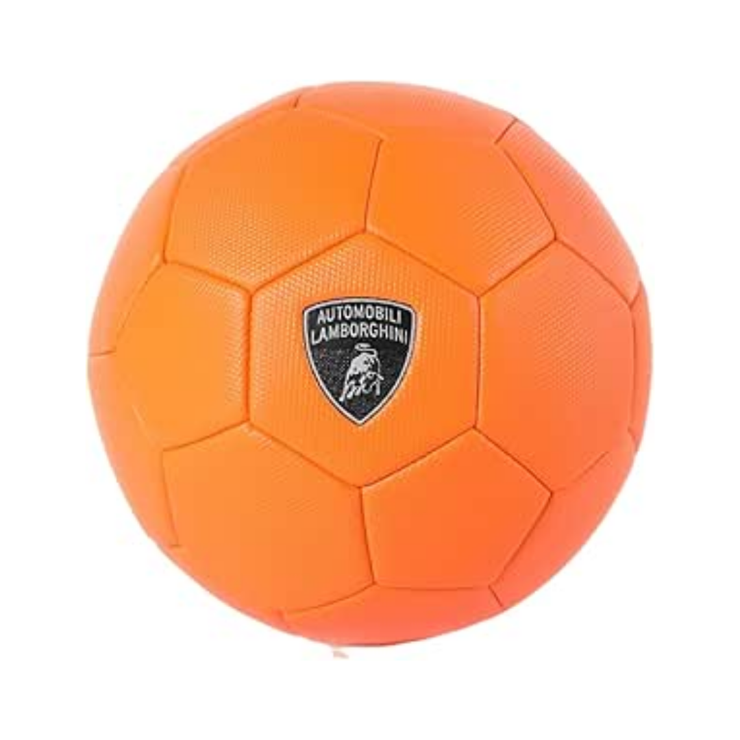 Lamborghini Size 5 Machine Stitched PVC Soccer Ball - Orange