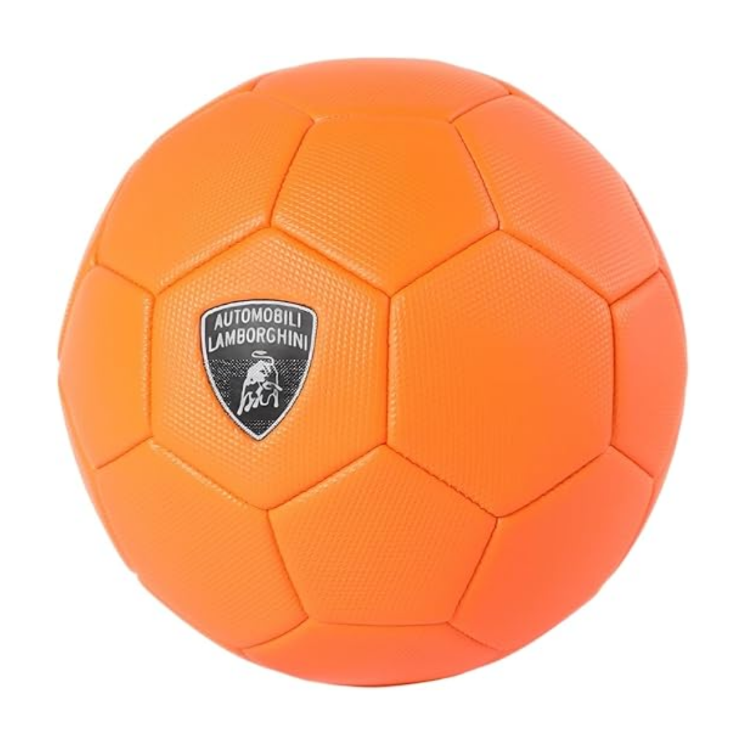 Lamborghini Size 5 Machine Stitched PVC Soccer Ball - Orange