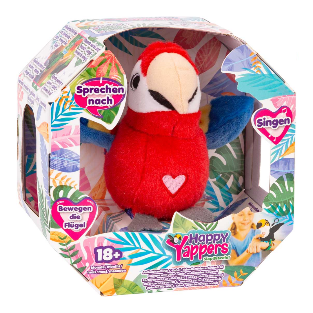 Happy Yappers Red Parrot