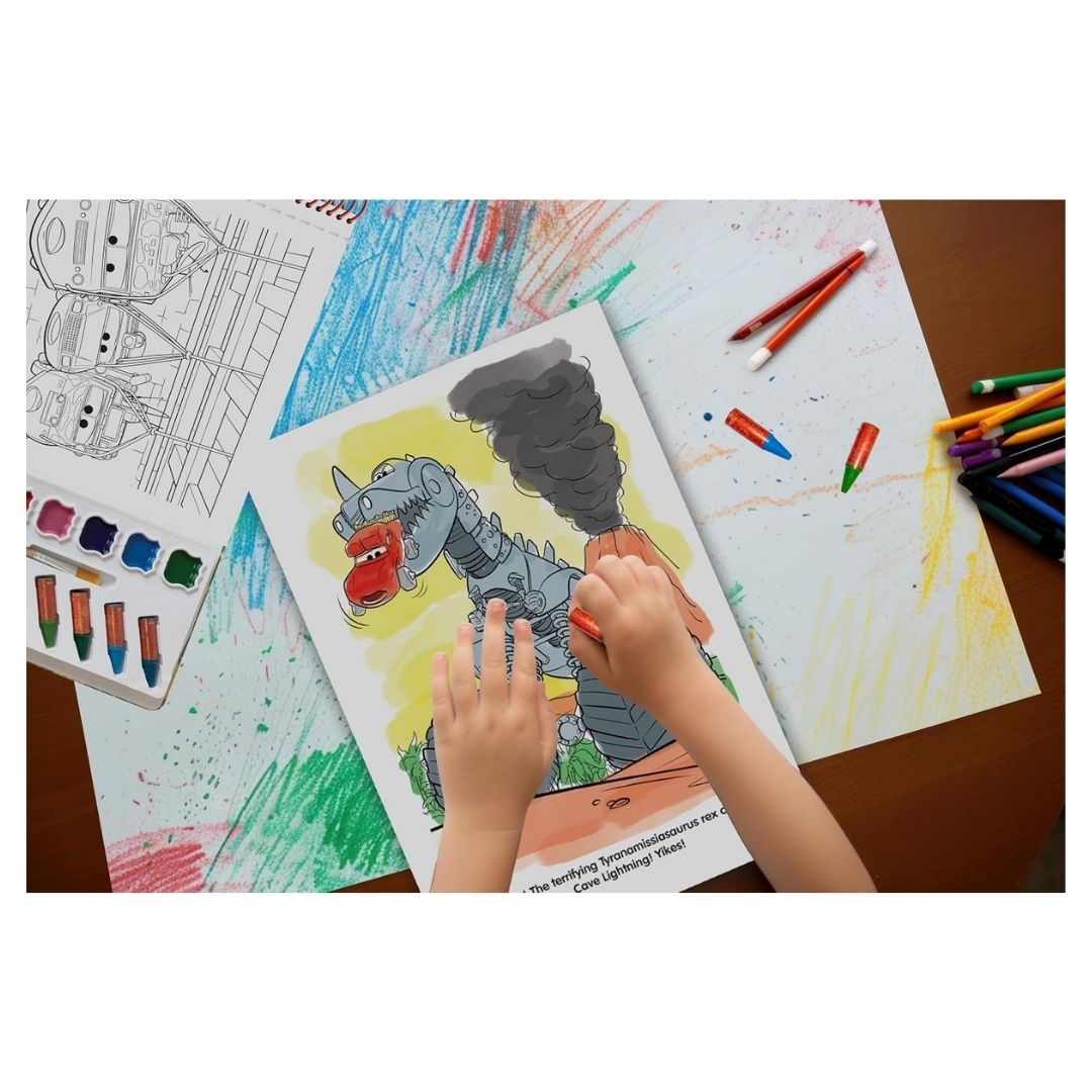 Disney Cars on the Road Deluxe Poster Paint & Color
