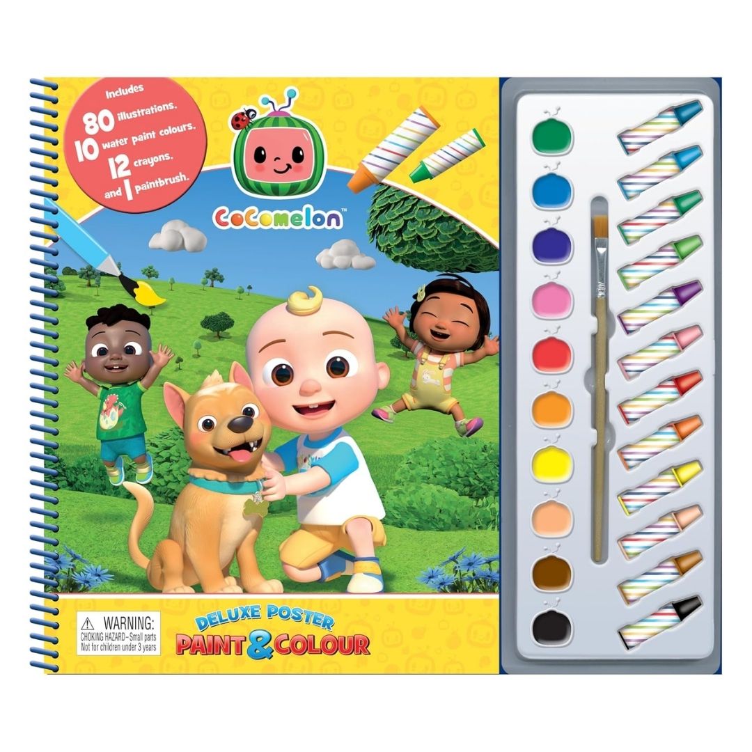 Moonbug CoComelon Deluxe Poster Paint & Color