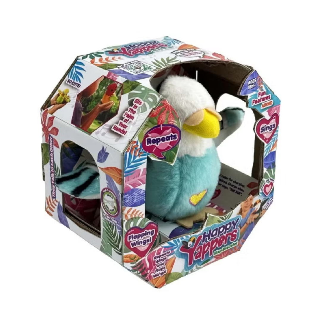 Happy Yappers Parrot Turquoise