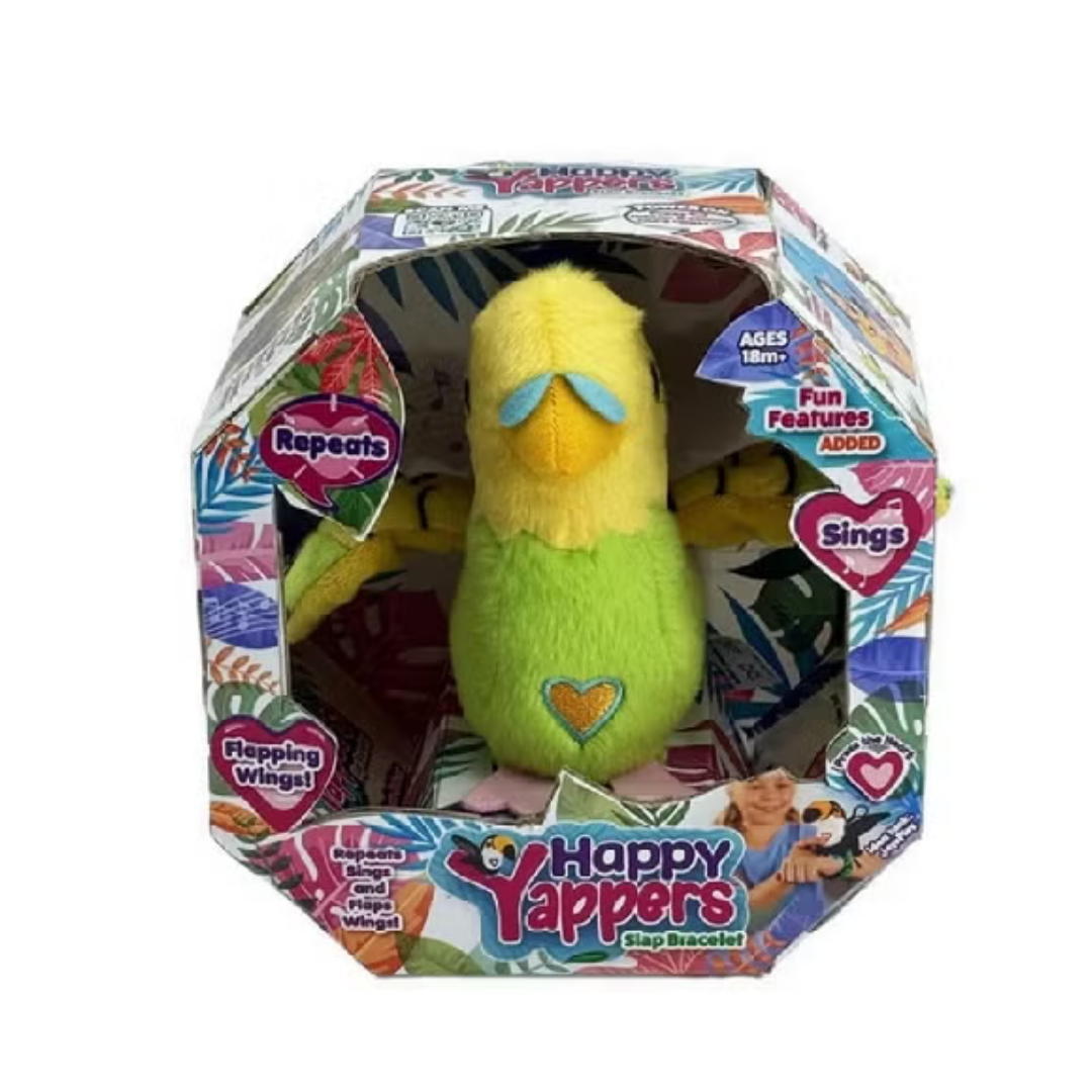 Happy Yappers Parakeet Green
