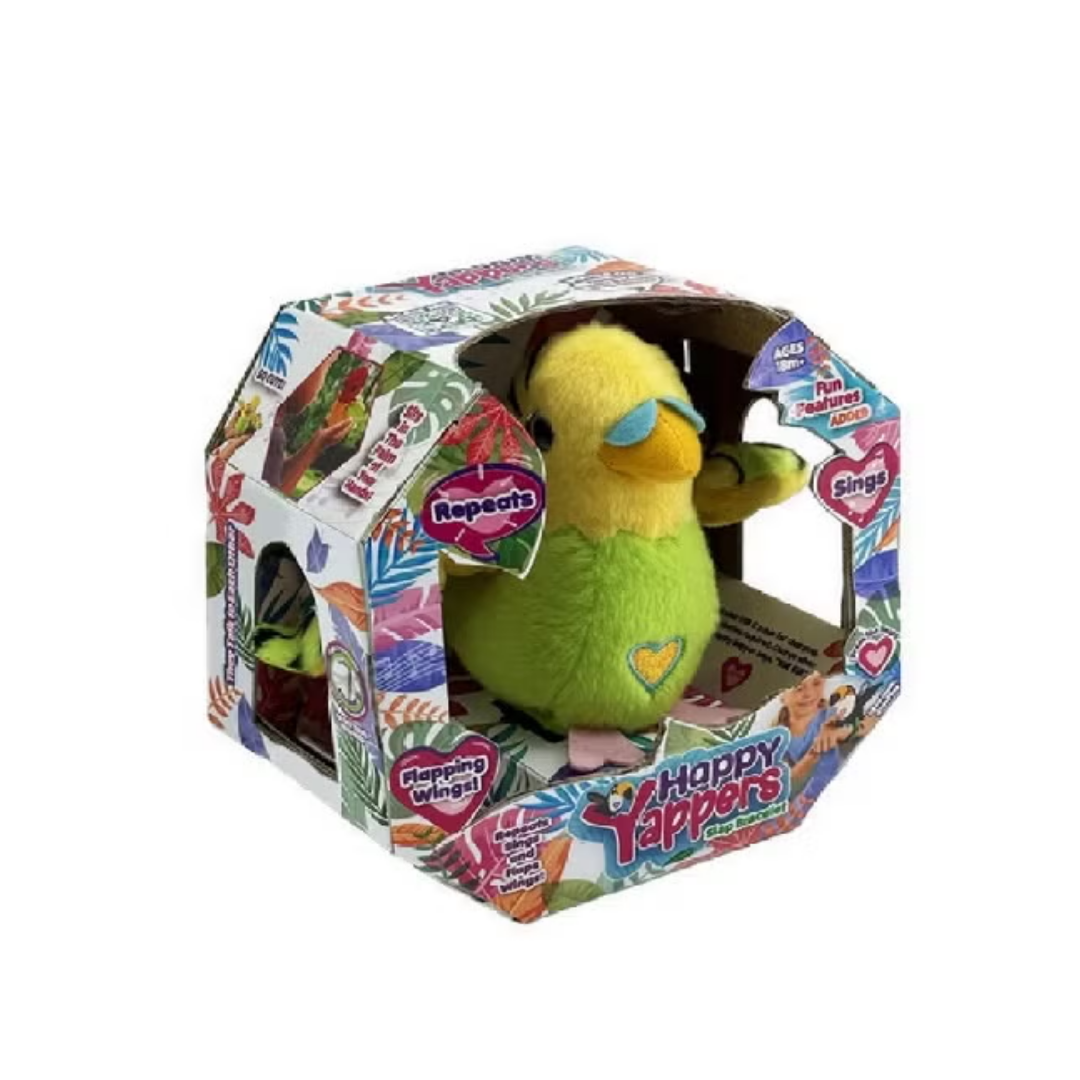 Happy Yappers Parakeet Green