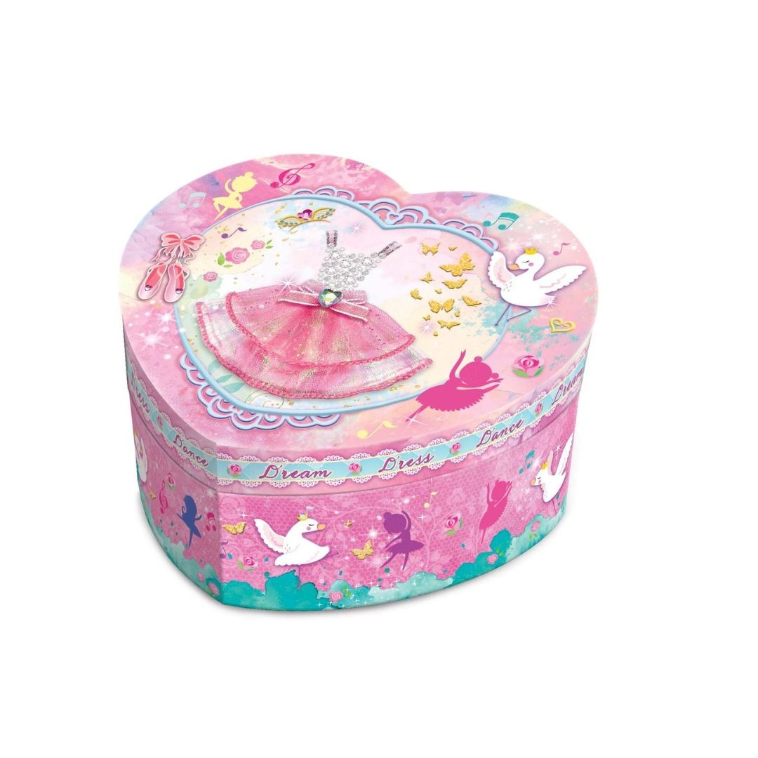 Heart Shape Musical Jewelry Box