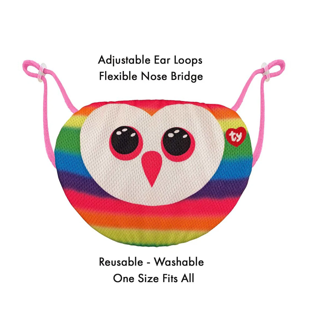 TY Mask Owl Owen Multicolor WOC