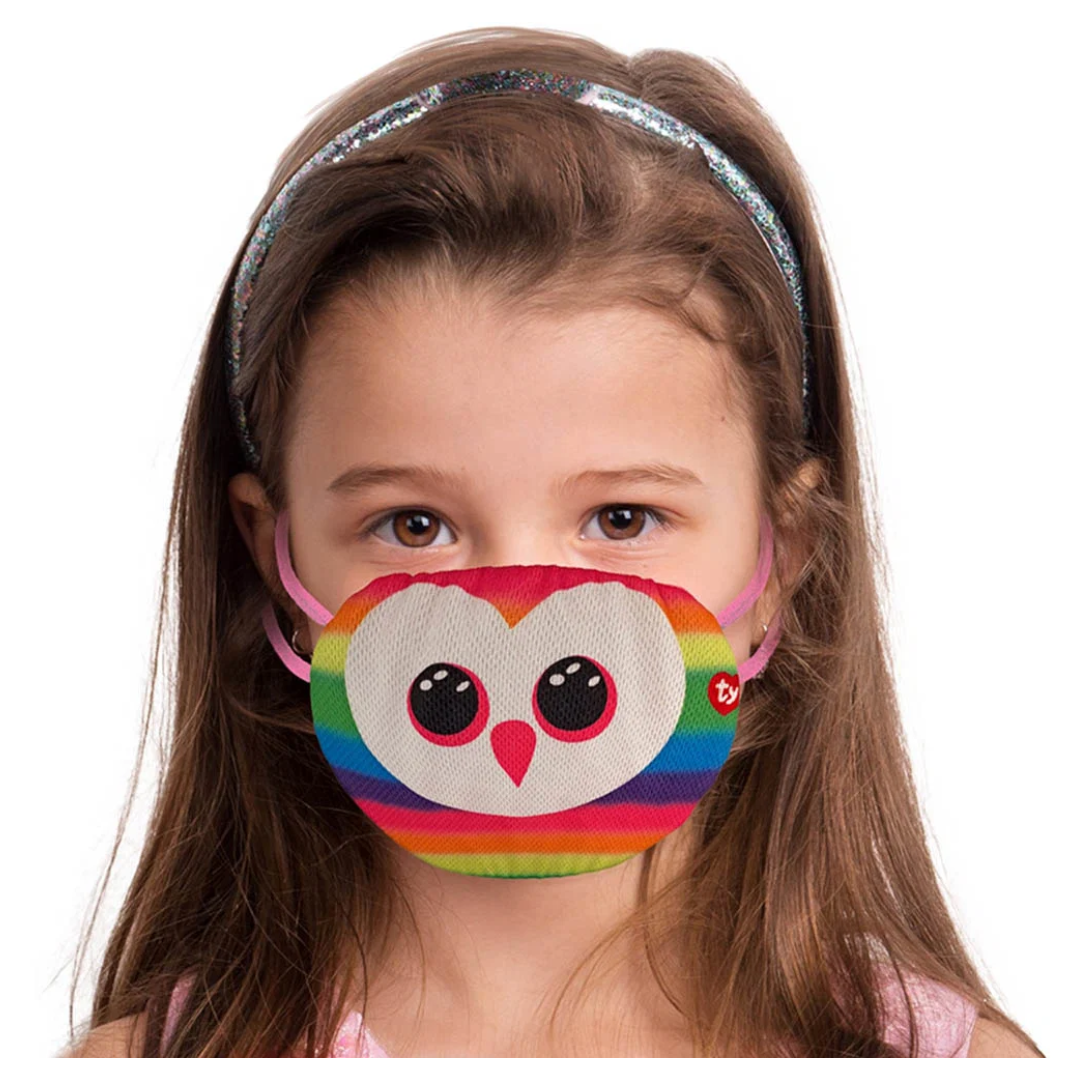 TY Mask Owl Owen Multicolor WOC