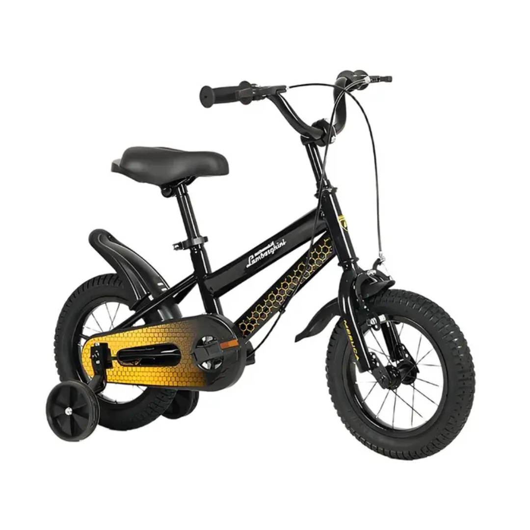 Lamborghini 12-Inch Kids Bicycle - Yellow