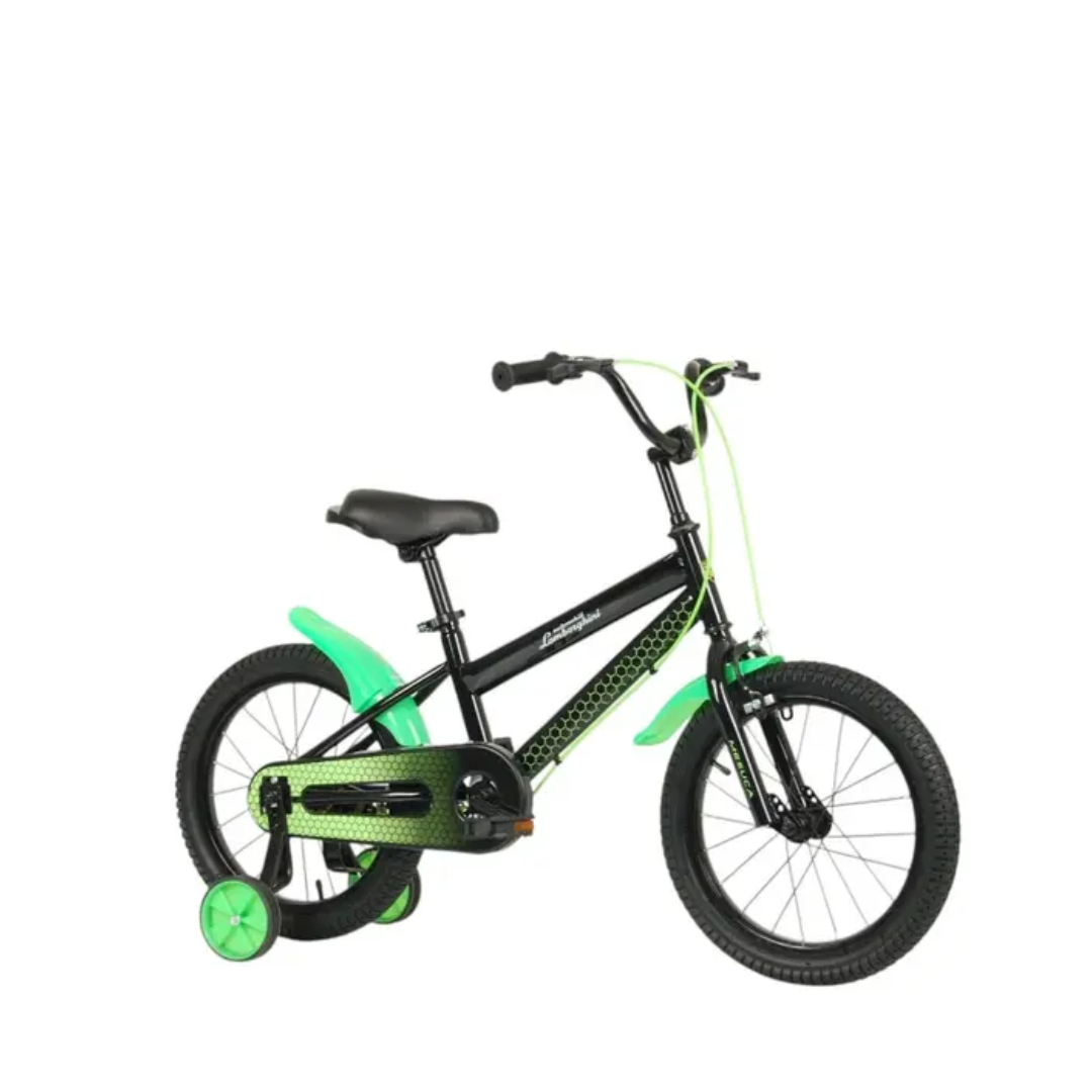 Lamborghini 12-Inch Kids Bicycle - Green