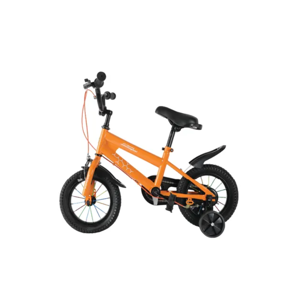 Lamborghini 12-Inch Kids Bicycle - Orange