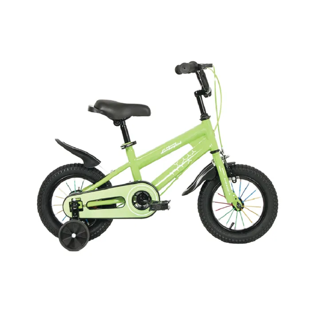 Lamborghini 16-Inch Kids Bicycle - Green