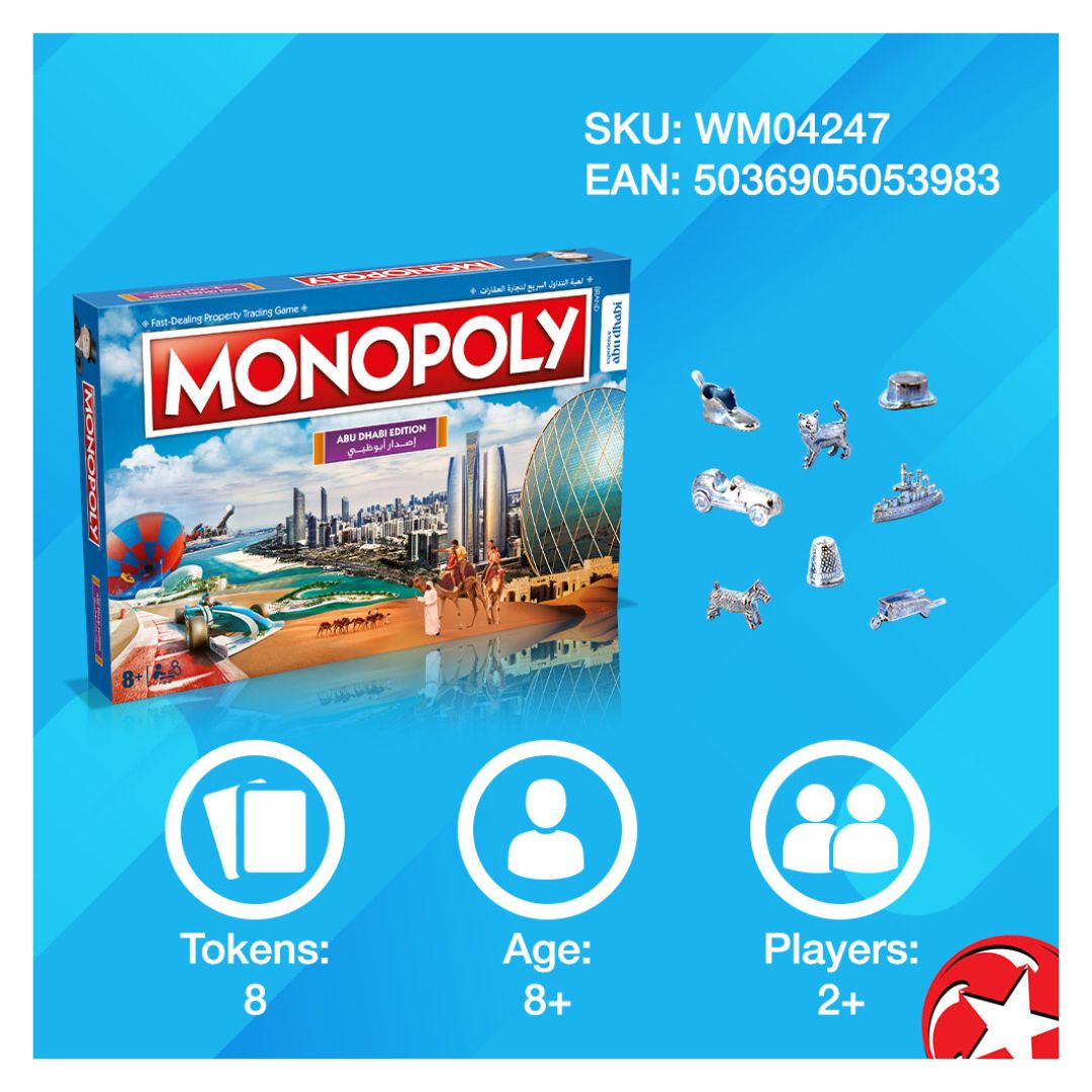Monopoly Abu Dhabi Official Edition 1 UAE
