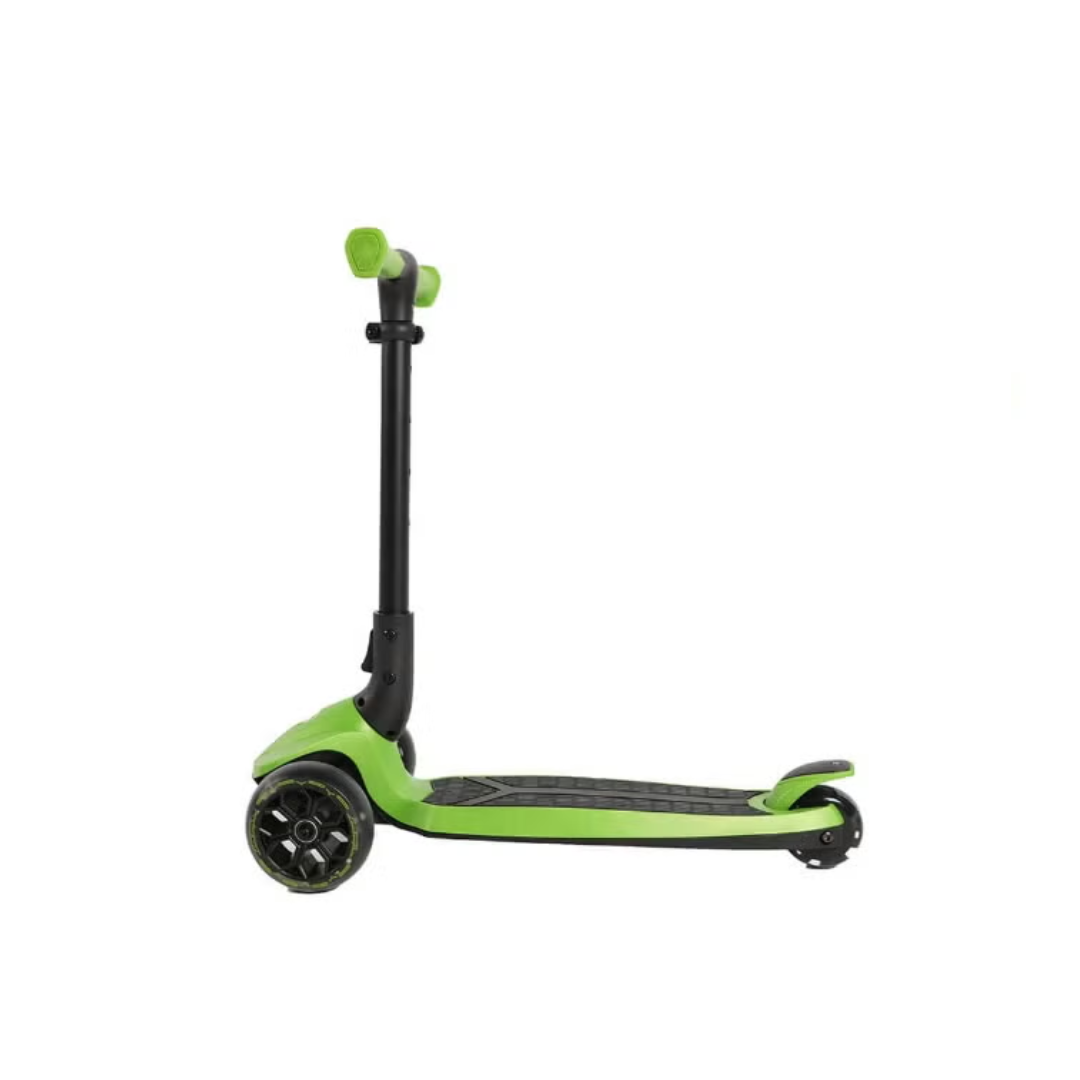 Lamborghini 3-Wheel Kids Scooter with Adjustable Height - Green