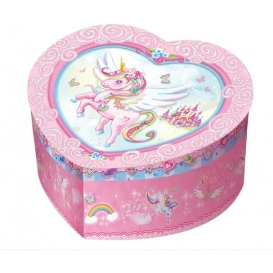 Heart Shape Music Jewelry Box